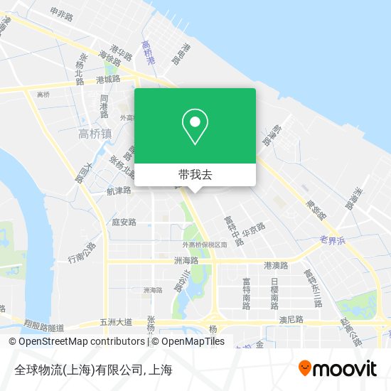 全球物流(上海)有限公司地图