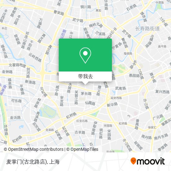 麦掌门(古北路店)地图