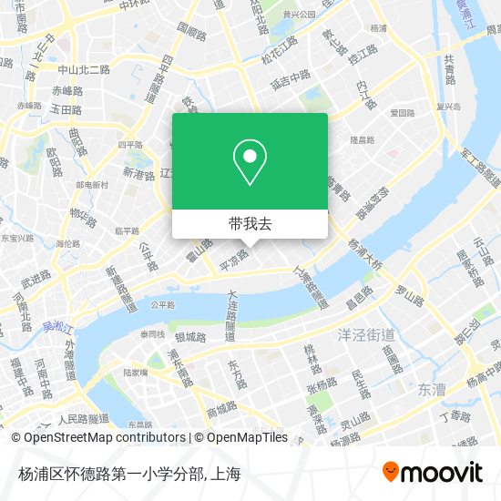 杨浦区怀德路第一小学分部地图