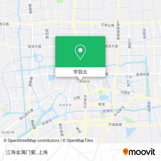 江海金属门窗地图