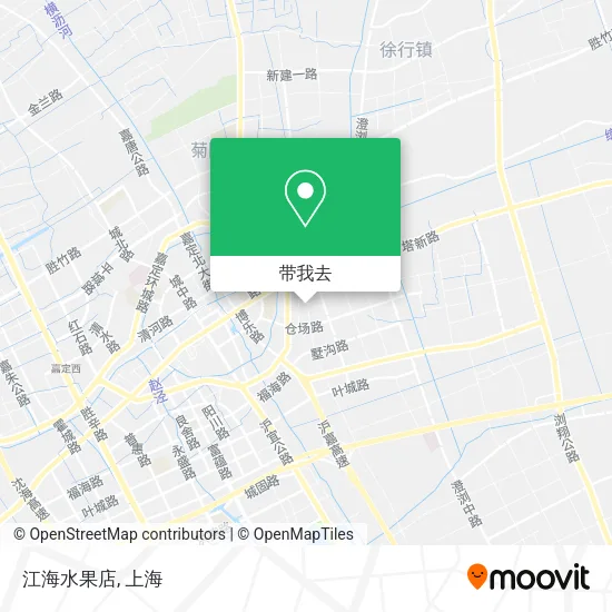 江海水果店地图