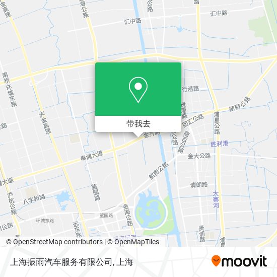 上海振雨汽车服务有限公司地图