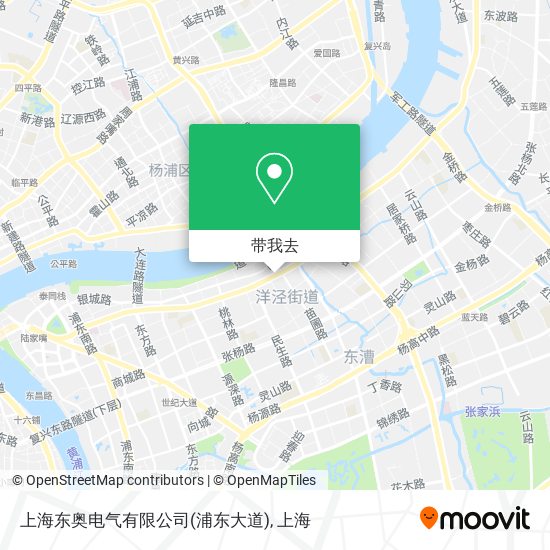 上海东奥电气有限公司(浦东大道)地图