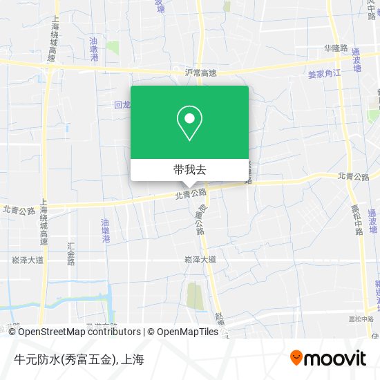 牛元防水(秀富五金)地图
