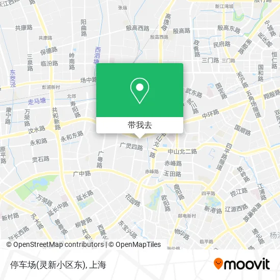 停车场(灵新小区东)地图