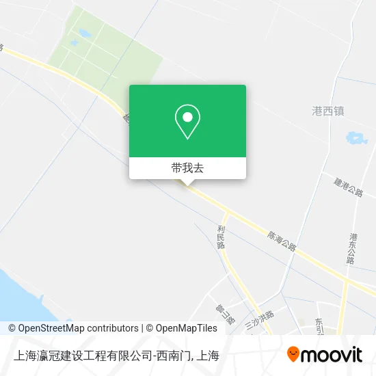 上海瀛冠建设工程有限公司-西南门地图