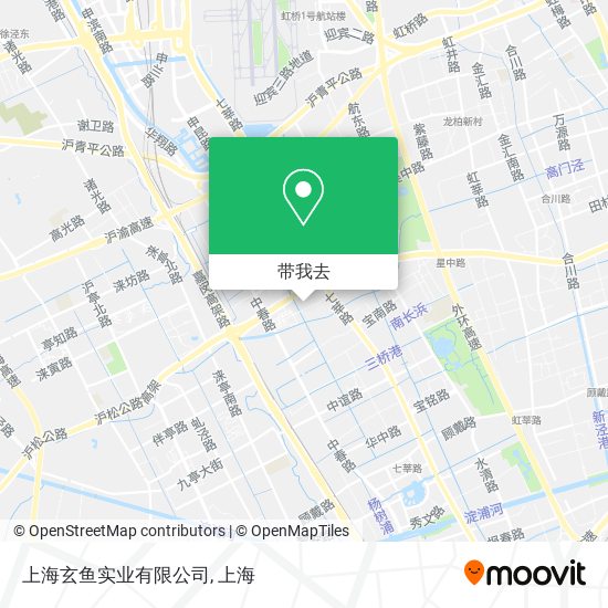 上海玄鱼实业有限公司地图