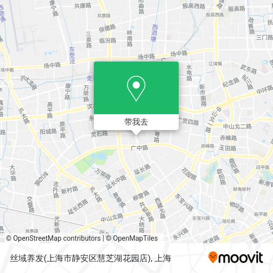 丝域养发(上海市静安区慧芝湖花园店)地图