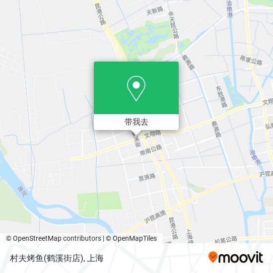 村夫烤鱼(鹤溪街店)地图