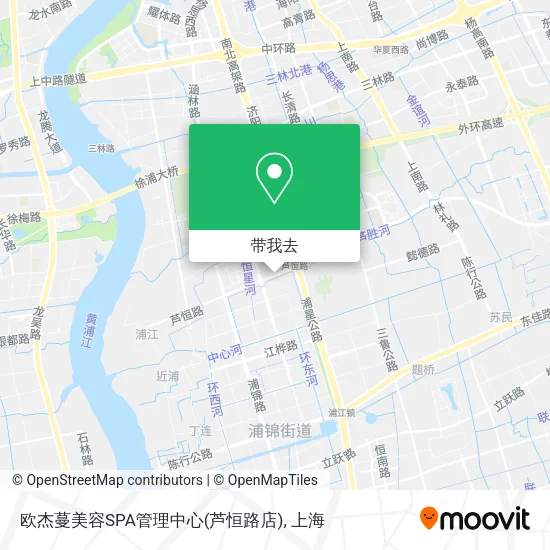 欧杰蔓美容SPA管理中心(芦恒路店)地图