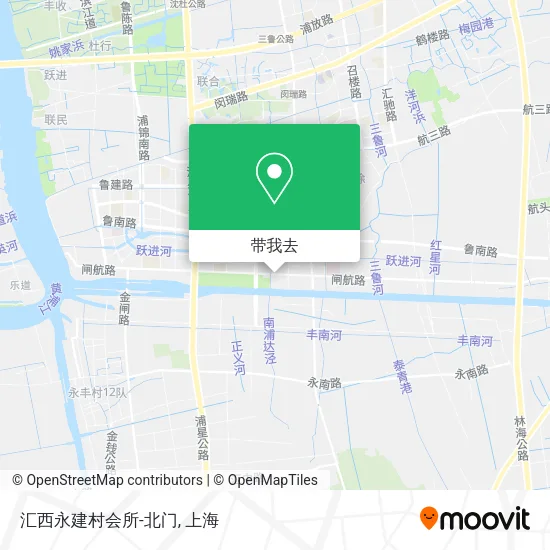 汇西永建村会所-北门地图