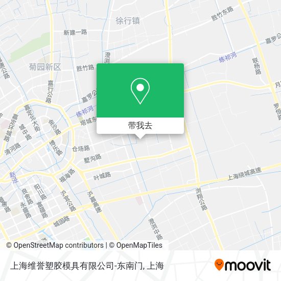 上海维誉塑胶模具有限公司-东南门地图