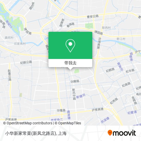 小华新家常菜(新凤北路店)地图