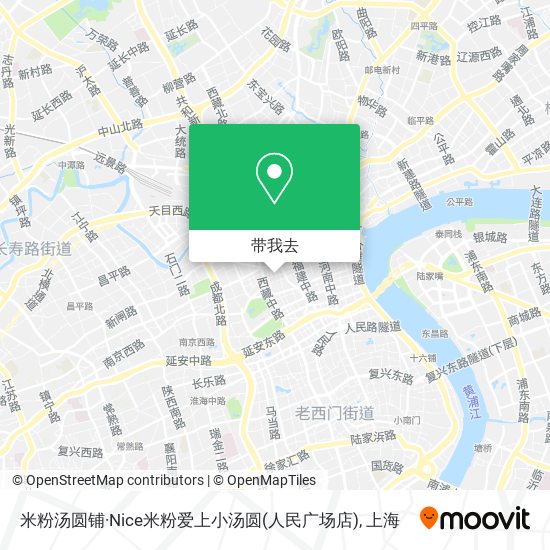 米粉汤圆铺·Nice米粉爱上小汤圆(人民广场店)地图