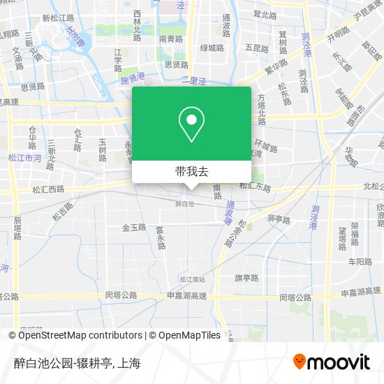 醉白池公园-辍耕亭地图
