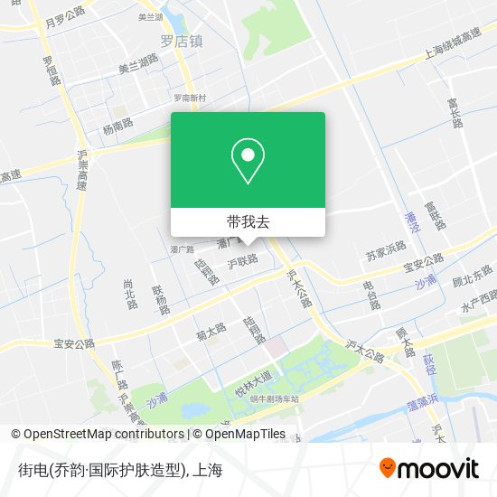 街电(乔韵·国际护肤造型)地图