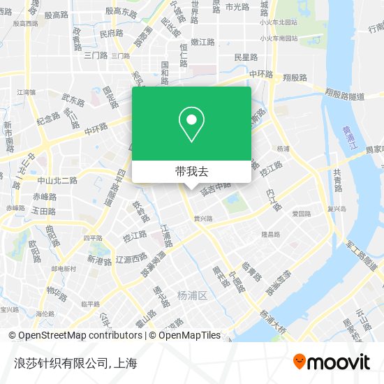 浪莎针织有限公司地图