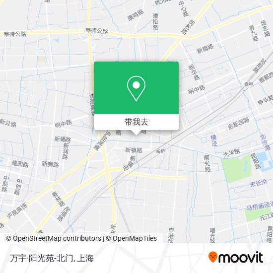 万宇·阳光苑-北门地图