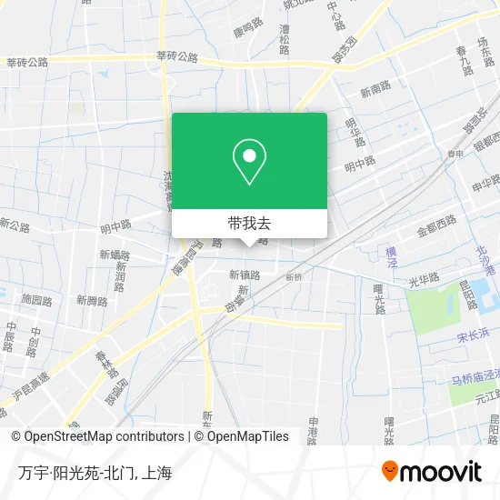 万宇·阳光苑-北门地图