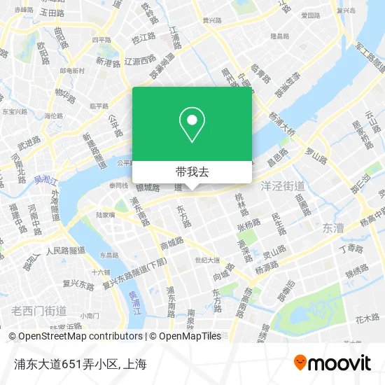 浦东大道651弄小区地图