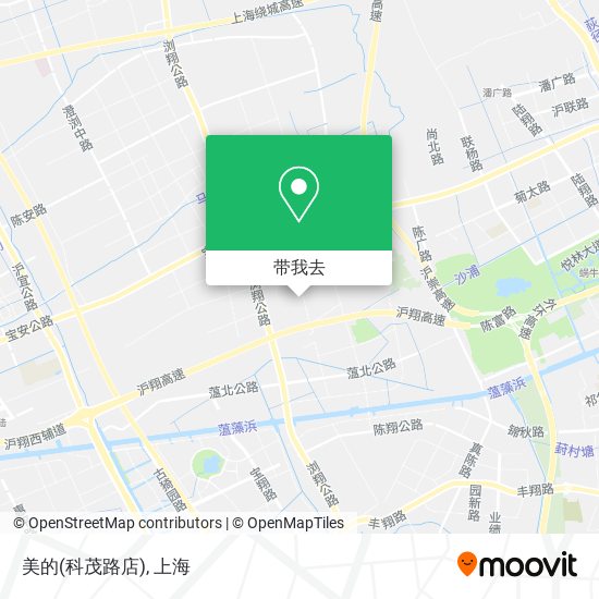 美的(科茂路店)地图