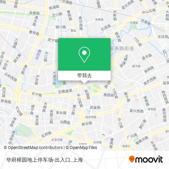 华府樟园地上停车场-出入口地图