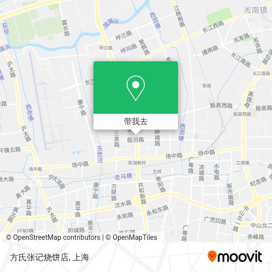 方氏张记烧饼店地图