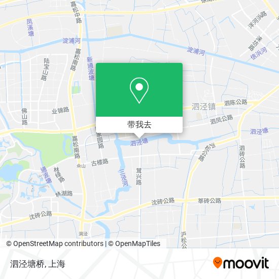 泗泾塘桥地图