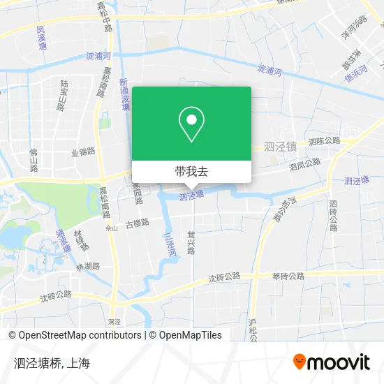 泗泾塘桥地图