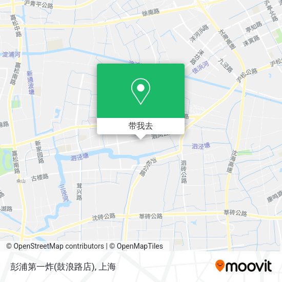 彭浦第一炸(鼓浪路店)地图