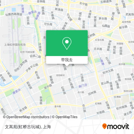 文嵩苑(虹桥古玩城)地图