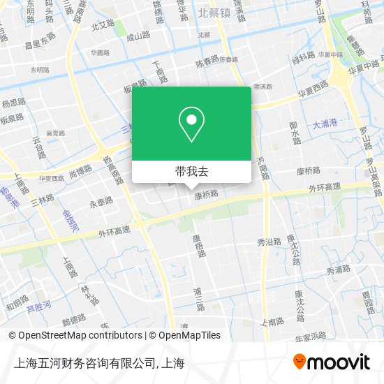 上海五河财务咨询有限公司地图