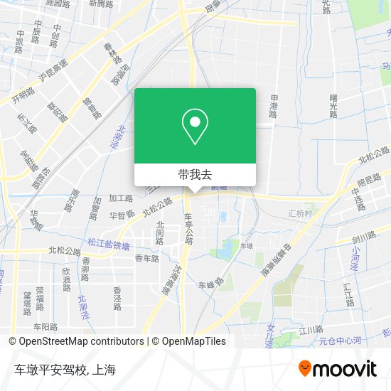 车墩平安驾校地图