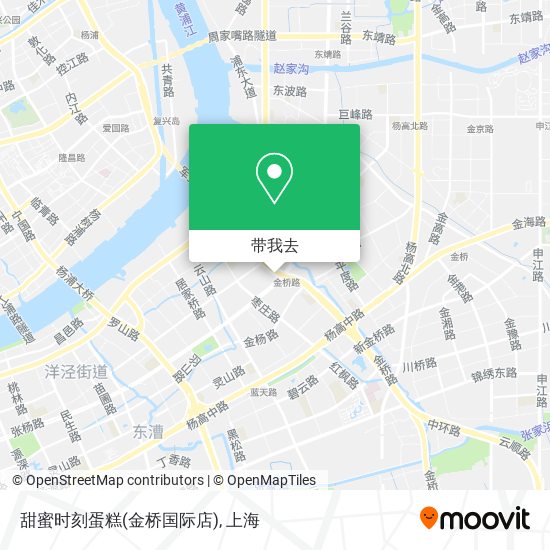 甜蜜时刻蛋糕(金桥国际店)地图