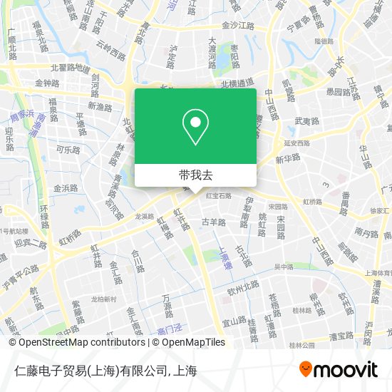 仁藤电子贸易(上海)有限公司地图