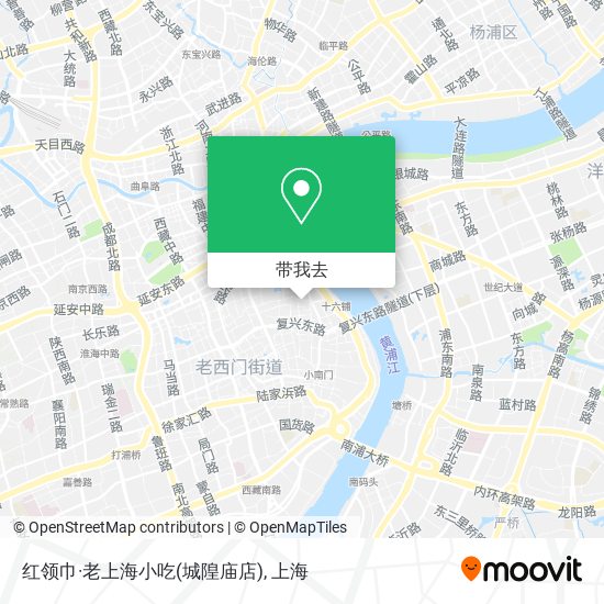 红领巾·老上海小吃(城隍庙店)地图