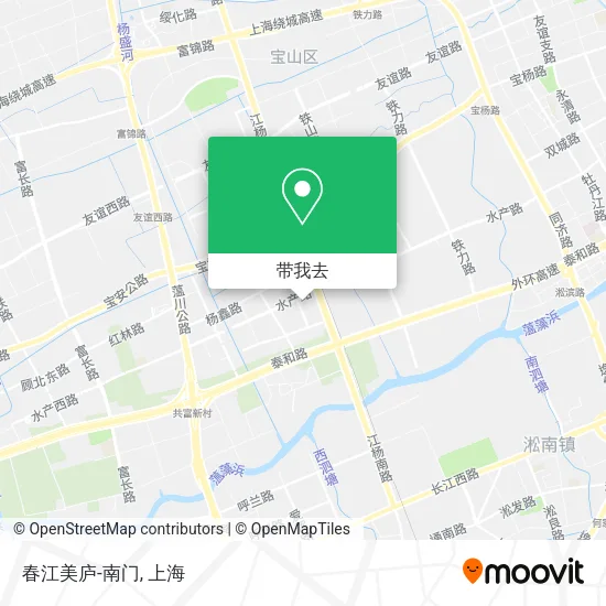 春江美庐-南门地图