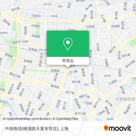 中国电信(桃浦路天翼专营店)地图
