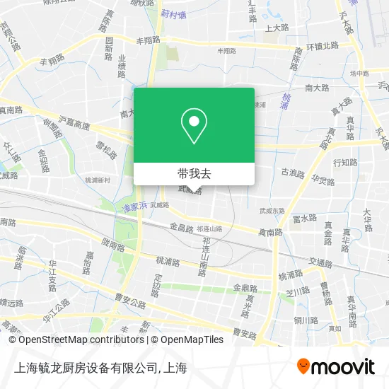 上海毓龙厨房设备有限公司地图