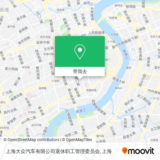 上海大众汽车有限公司退休职工管理委员会地图