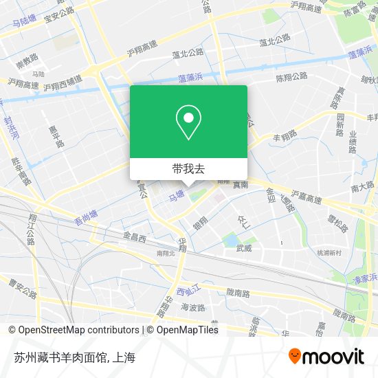 苏州藏书羊肉面馆地图