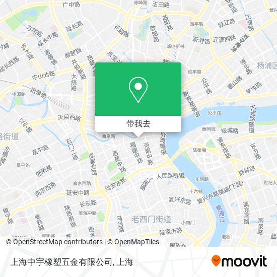 上海中宇橡塑五金有限公司地图