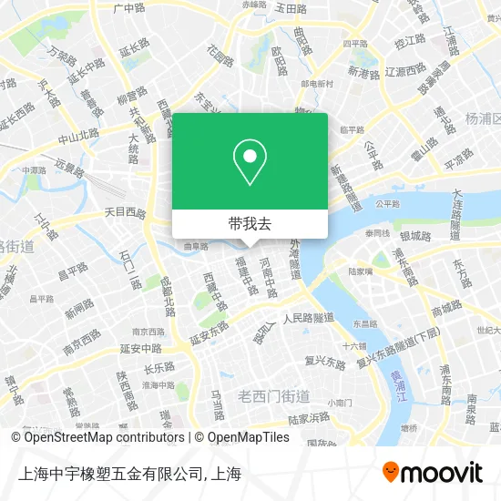 上海中宇橡塑五金有限公司地图