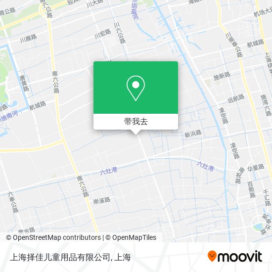 上海择佳儿童用品有限公司地图