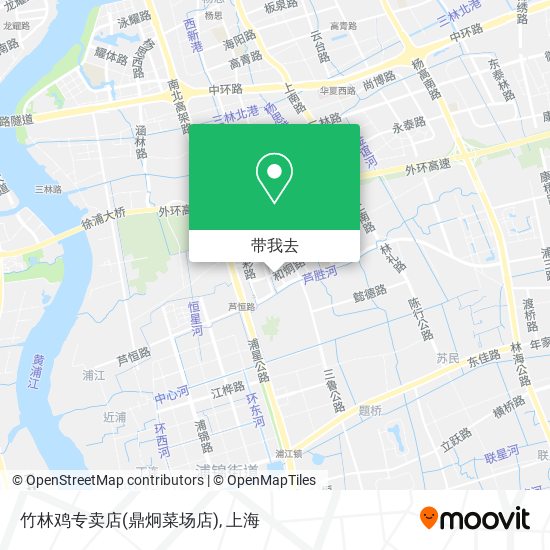 竹林鸡专卖店(鼎炯菜场店)地图