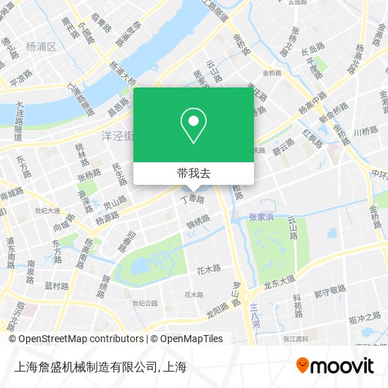 上海詹盛机械制造有限公司地图