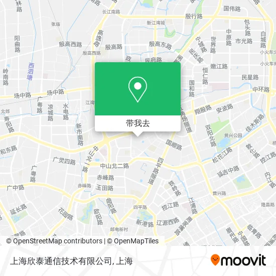 上海欣泰通信技术有限公司地图