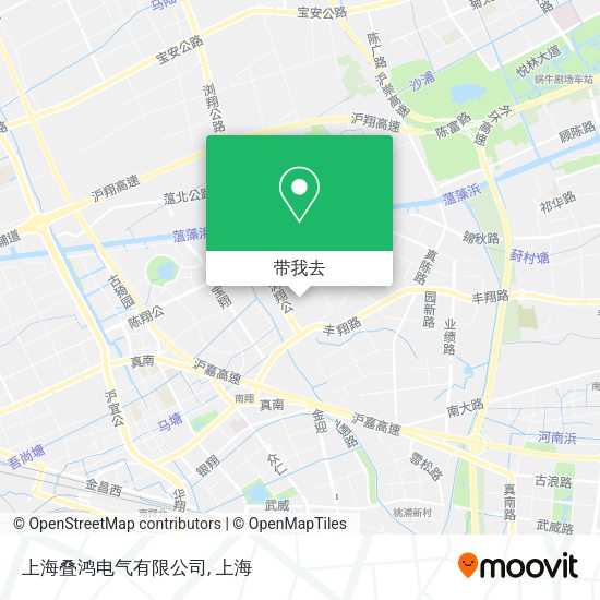 上海叠鸿电气有限公司地图