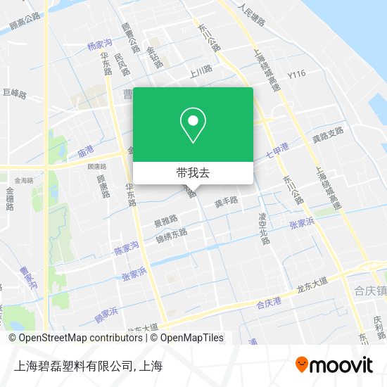 上海碧磊塑料有限公司地图