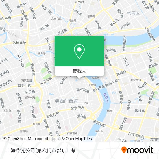上海华光公司(第六门市部)地图